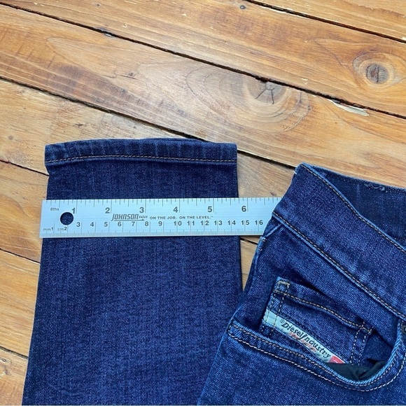 DIESEL Grupee low rise jeans super skinny dark blue coastal cowgirl 28 stretch - Picture 5 of 10
